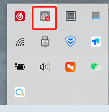 AnyShare-登录 Windows 客户端缓存目录无法正常显示，任务栏云盘图标离线。