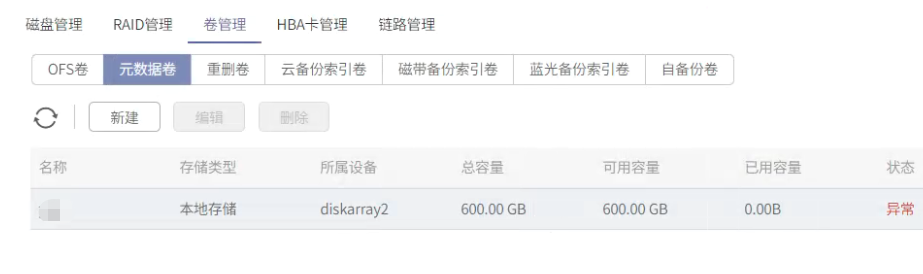 AnyBackup-7.0.8 升级至 7.0.9 后，元数据卷状态异常